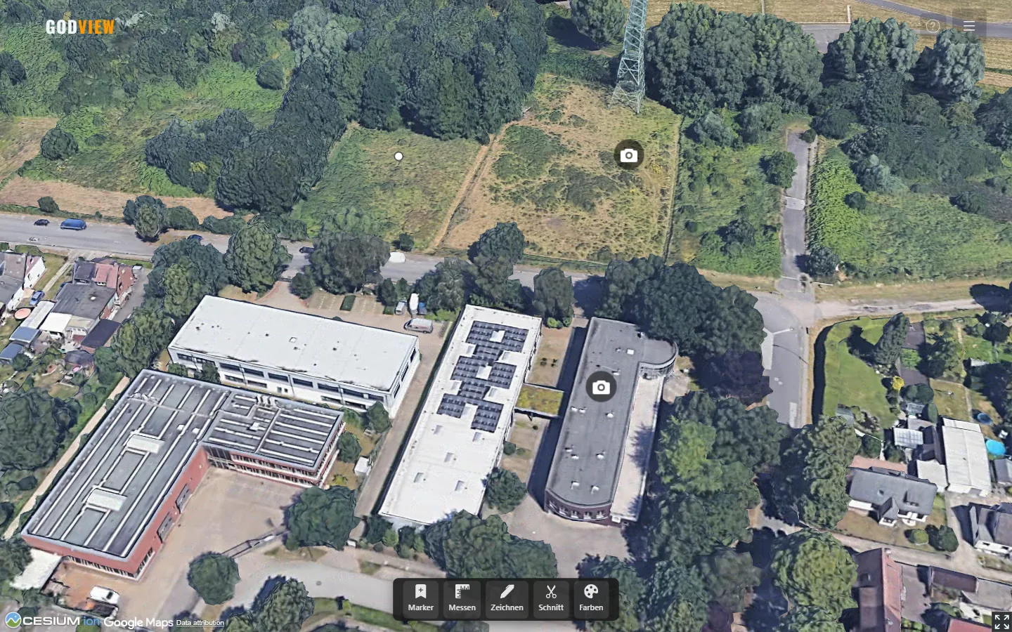 Screenshot: Werkzeugleiste