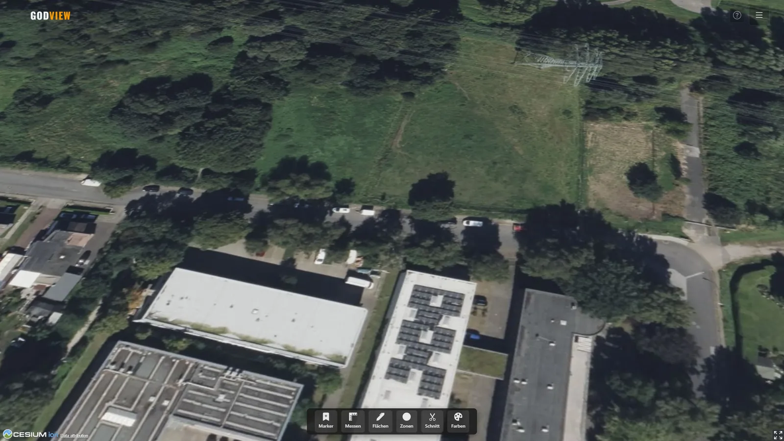 Screenshot: Werkzeugleiste