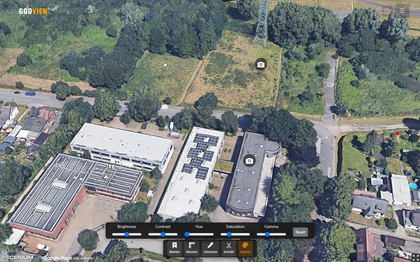 Screenshot: Farben-Werkzeug