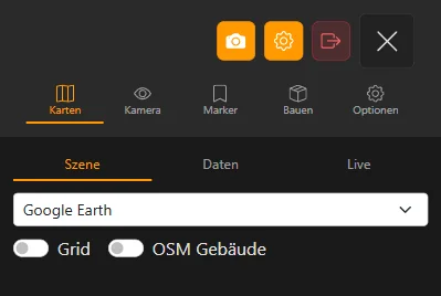 Screenshot: Karten